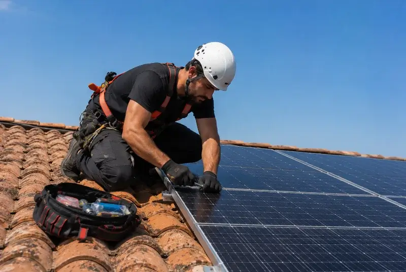 Maintenance et monitoring de panneaux solaires à Asasp-Arros
